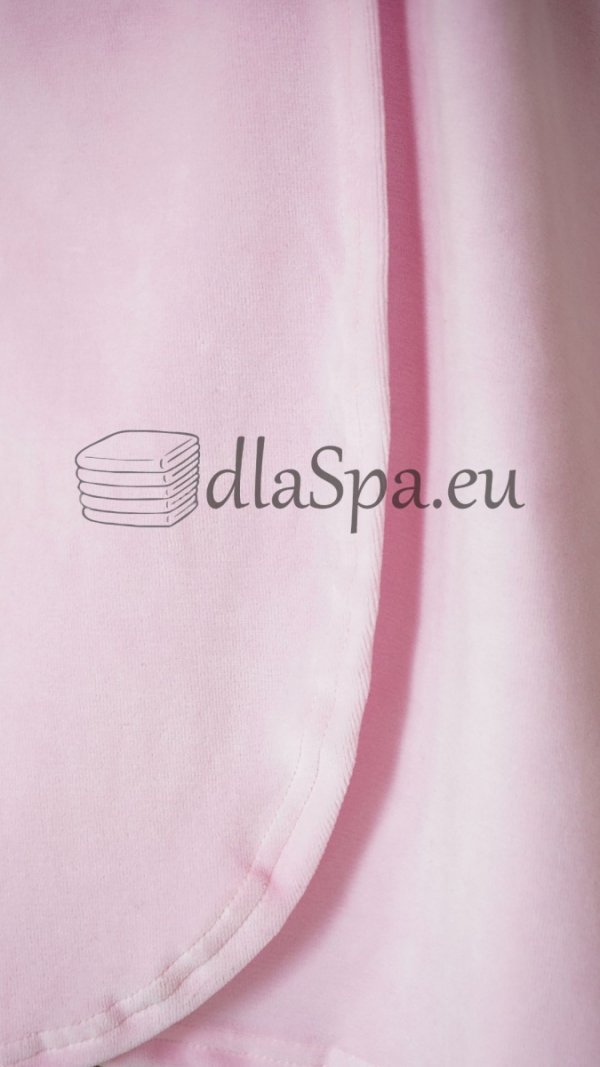 Gumka scrunchie do włosów kolor jasny róż