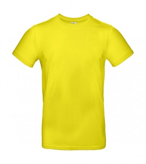 Koszulka z nadrukiem męska B&amp;C Solar Yellow