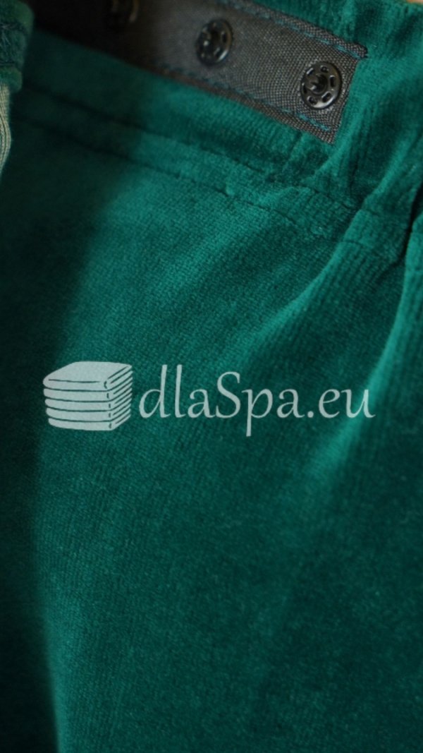 Welur Zieleń Butelkowa