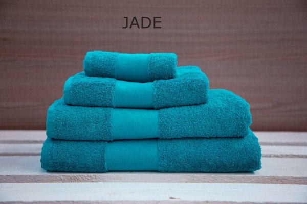 komplet ręczników zielonych