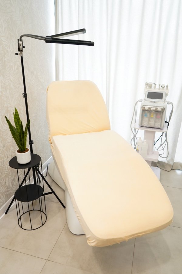 Pokrowiec kosmetyczny welurowy premium wanilia