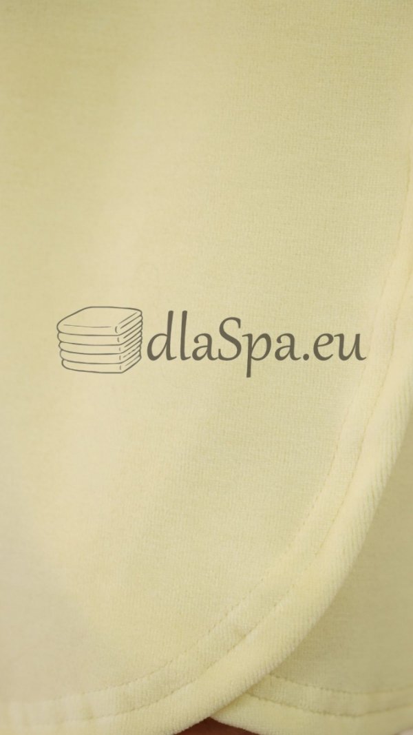 Gumka scrunchie do włosów kolor wanilia