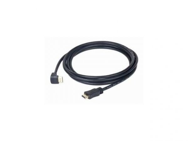 Gembird Kabel HDMI-HDMI v2.0 3D TV High Speed Ethernet 1.8M kątowy 90&#039;&#039; (pozłacane końcówki)