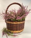 Osłonka na doniczkę z rączką 25cm - sklep z wiklina - zdjęcie 5