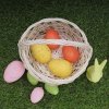 Koszyczek Wielkanocny Ażurek Okrągły Biały - Sklep z wiklina - zdjęcie 2