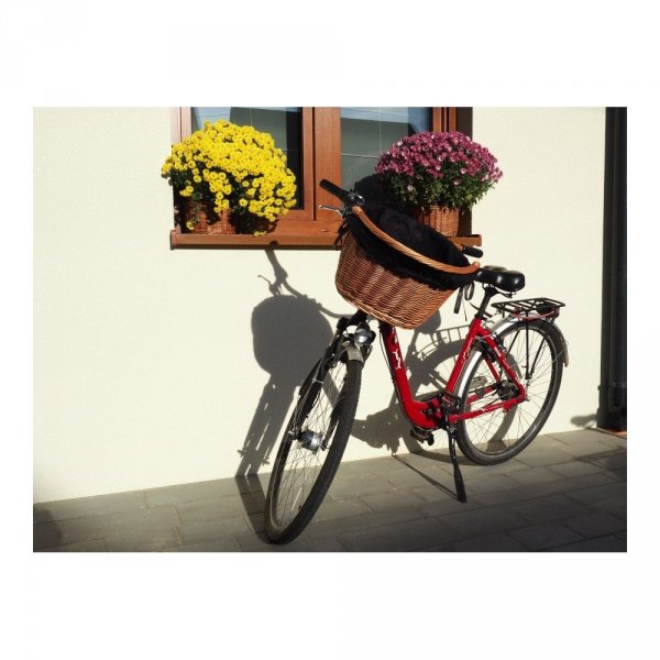 Kosz rowerowy z wkładem (Clik/naturalny) - sklep z wiklina - zdjęcie 5