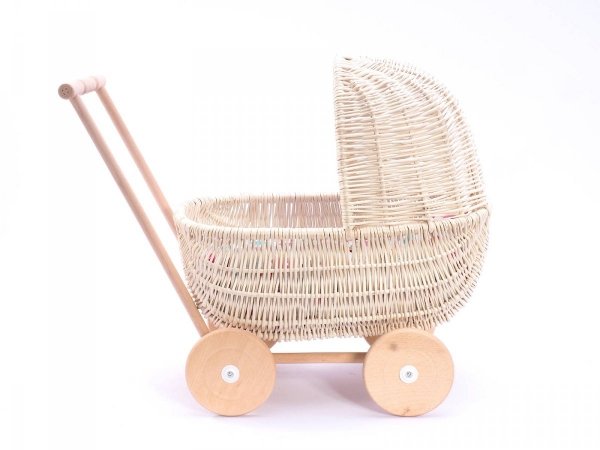 Wózek dla lalek Biały Standard 53cm - Sklep z wiklina - zdjęcie  