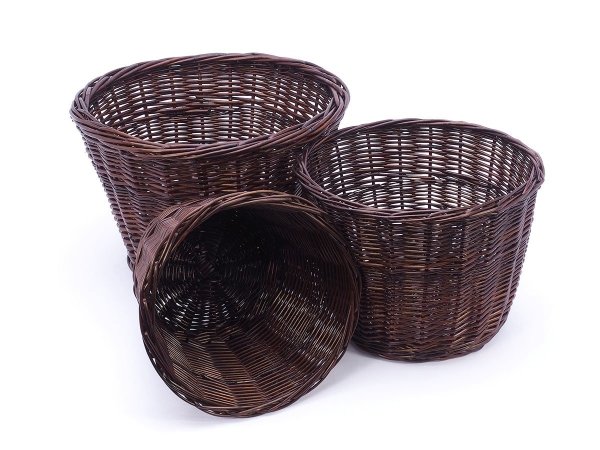 Osłonka na doniczkę Wenge 30cm - Sklep z wiklina - zdjęcie 2