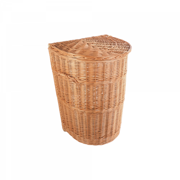  Kosz na ubrania Półokrągły 45cm - sklep z wiklina - zdjęcie