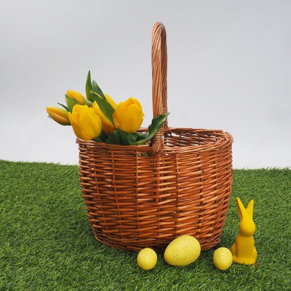 Koszyczek Wielkanocny Owalny 25cm (CH)- Sklep z wiklina- zdjecie