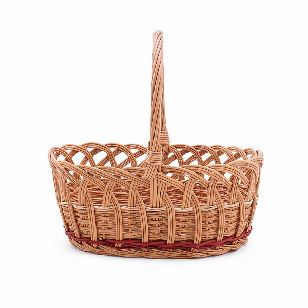 Koszyczek Wielkanocny Owalny (Ażur/35cm) - Sklep z wiklina - zdjecie 3