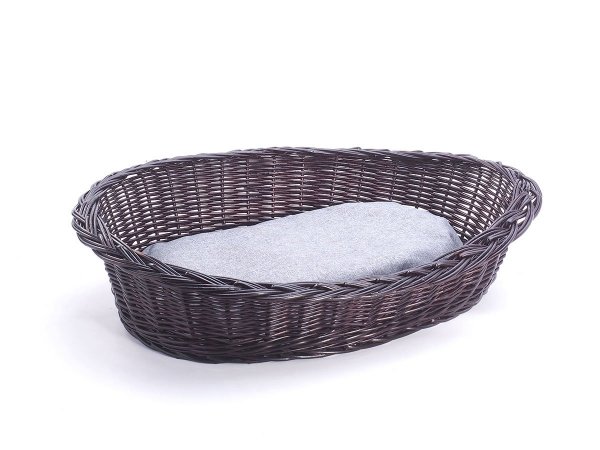 Legowisko dla zwierząt 65 cm (Owalne Wenge) - sklep z wiklina- zdjęcie