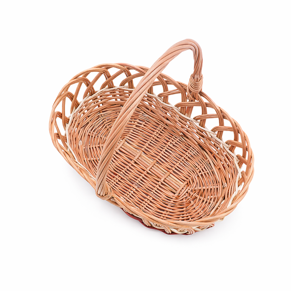 Koszyczek Wielkanocny Owalny (Ażur/29cm) - Sklep z wiklina - zdjecie 3