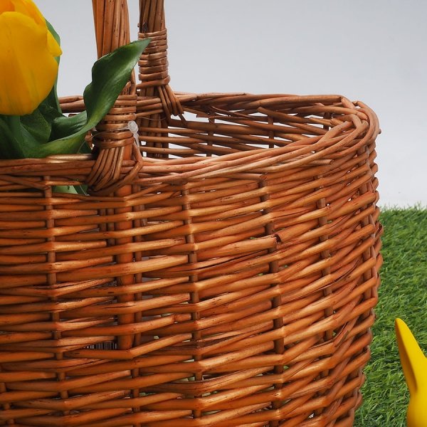 Koszyczek Wielkanocny Owalny 25cm (CH)- Sklep z wiklina- zdjecie 1