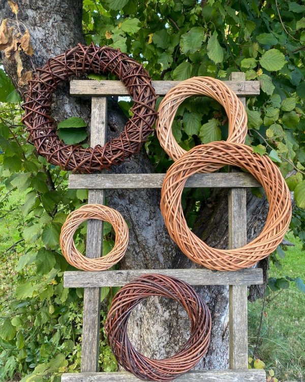 Wianek Naturalny 40cm - sklep z wiklina - zdjęcia 2
