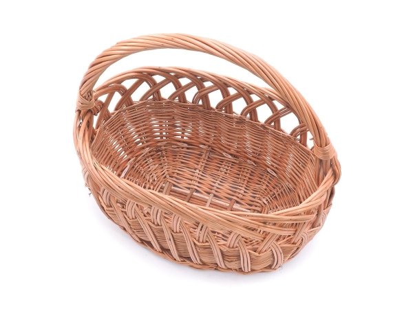 Kosz na zakupy Koszyk na grzyby Ażur 2- sklep z wiklina - zdjęcie 1