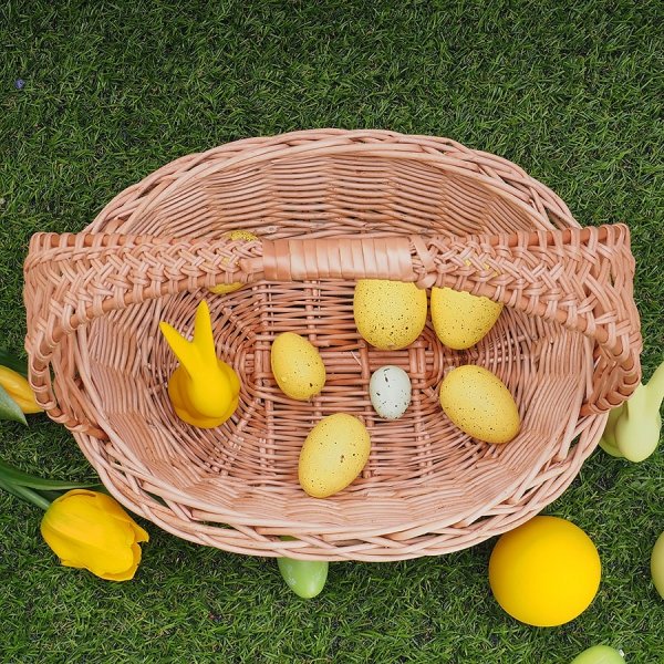 Koszyczek Wielkanocny Owalny Kratka 35cm - Sklep z wiklina - zdjęcie 5
