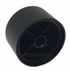 Knob aluminium KN130 black