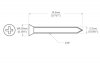 Screw 2,2x19mm nickel