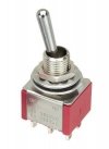 Switch toggle DPDT M212 mini ON-(ON) momentary