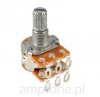 Potentiometer stereo 2x10k/A logarytmic panel, standard