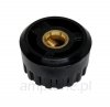 Knob fluted RN79 bkack 25x14