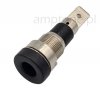 Banana jack 4mm black BG5