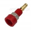 Gniazdo bananowe 2mm czerwone BG1