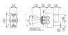 Przełącznik dźwigniowy Apem SPDT 3 pozycyjny (ON-OFF-ON)