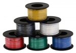 Wire solid 24AWG (0,25mm2) green