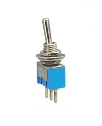 Przełącznik dźwigniowy SPDT M102 mini, blue PCB 