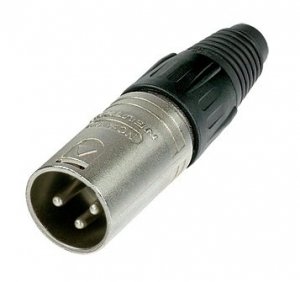 Plug - XLR male 3pin NC3MX Neutrik