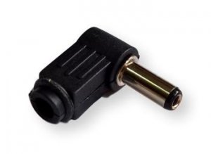 DC plug 2,5mm x 5,5mm right angle HS14-90