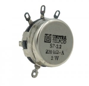 Potentiometer 1M/A linear 2W TELPOD NOS