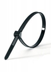 Cable tie black 2,5mm x 160mm (10pcs)