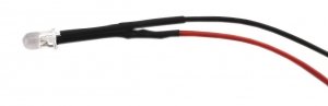LED 5mm blue clear 12V with wire