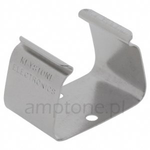 Battery clips 9V Keystone nickel