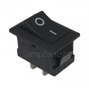 Switch rocker MRS101 black SPST