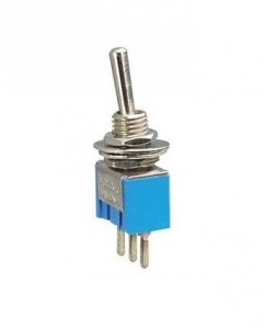 Switch toggle SPDT M102 mini, blue PCB