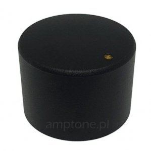 Knob aluminium KN125 black