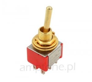 Switch toggle (on-on) Gold HQ
