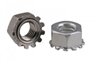 Nut M6 with safety washer