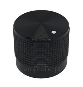 Knob knurled aluminium
