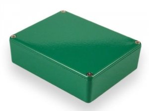 Diecast box alu, 1590BBGR Hammond Green