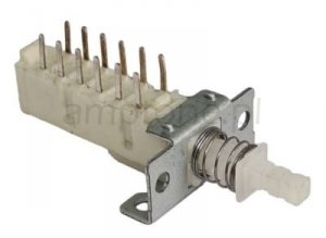 Push button switch ALPS isostat 2x6