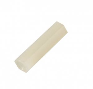 Standoff plastic M3 x 15mm, white, W/W