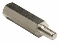 Standoff Brass/Ni M3 x 5mm