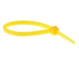 Opaska kablowa żółta 3,6mm x 140mm (10szt)