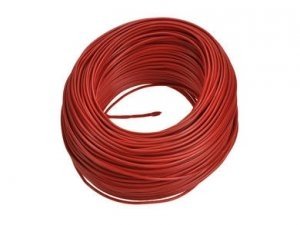 Kabel jednożyłowy czerwony H05V 1x0,35mm2