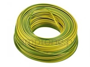 Kabel jednożyłowy żółto-zielony H05V 1x0,35mm2